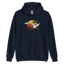 Load image into Gallery viewer, Jinrai Sunset & Swans Hoodie