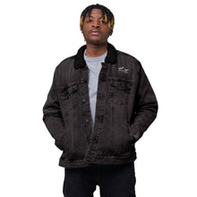 Load image into Gallery viewer, Jinrai Swan Sunset Denim Sherpa Jacket