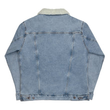 Load image into Gallery viewer, Jinrai Swan Sunset Denim Sherpa Jacket