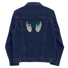 Load image into Gallery viewer, Knit Game Denim Jacket
